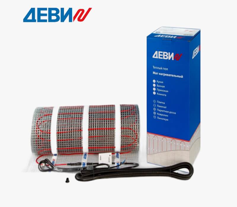 Теплый пол ДЕВИ Comfort Mat-150T - 12,0 м.кв.