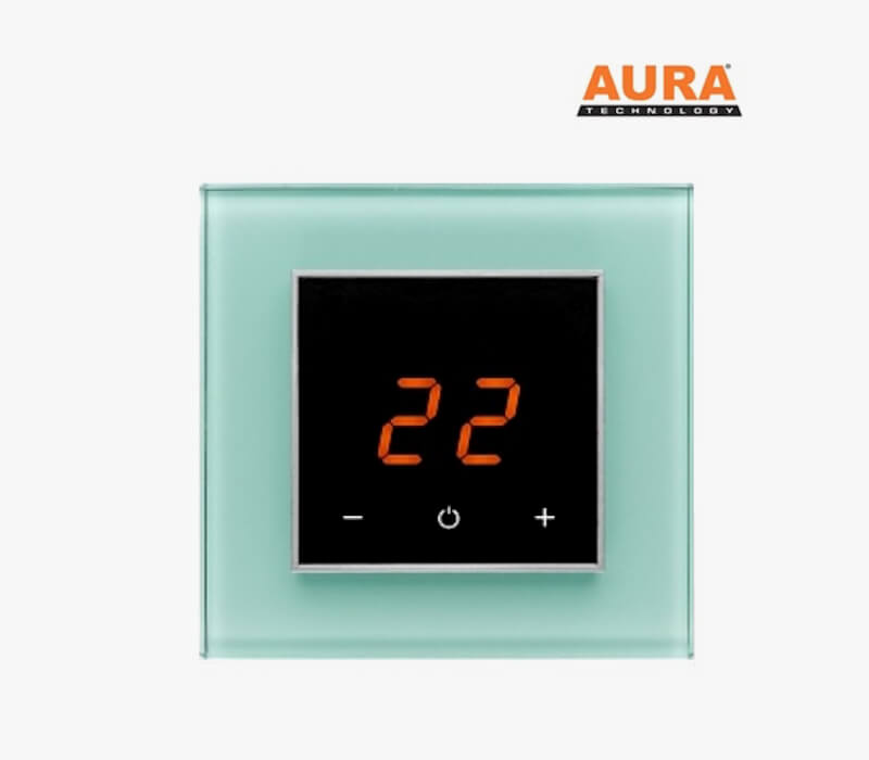 Терморегулятор для теплого пола AURA ORTO 1604 GREEN PASTEL