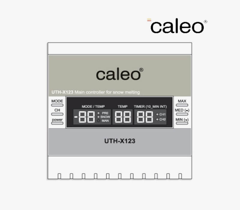 Метеостанция двухканальная Caleo UTH-X123ST