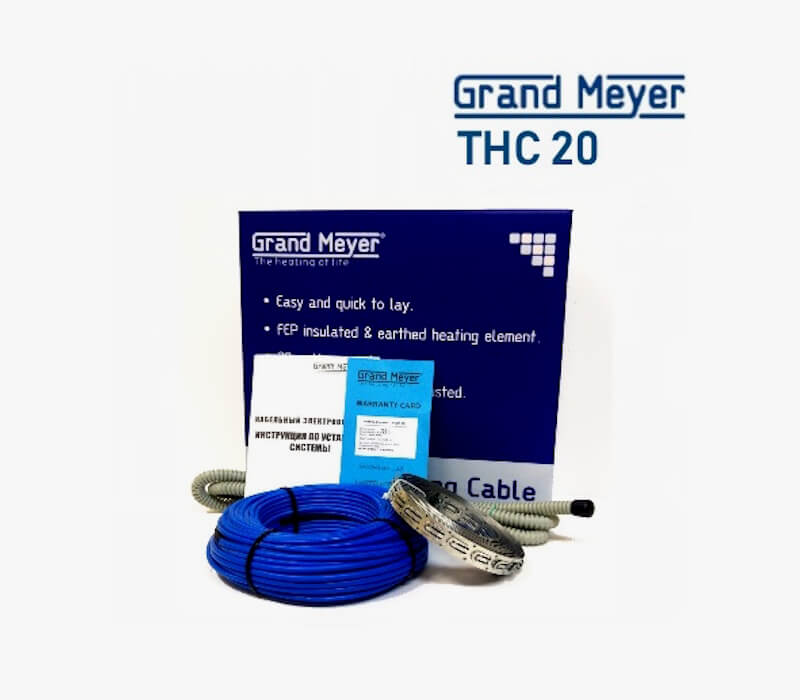 Кабель для теплого пола Grand Meyer THC20 - 160 м.
